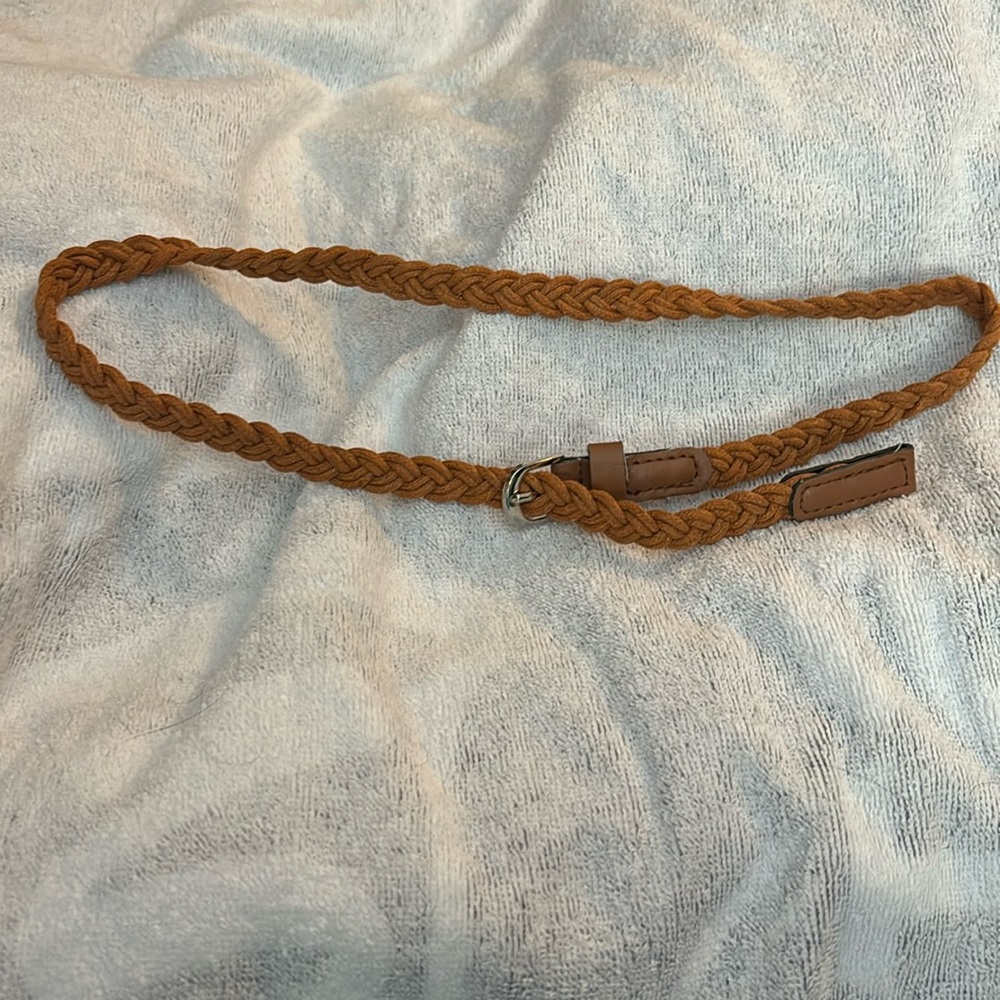 Mesh Tan Waist Dress Belt